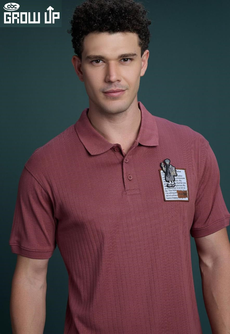 Collar R 1107 Growup Cotton Mens Tshirts Manufacturer India