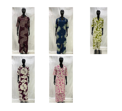 Collar Style 1605 Siara Rayon Cotton Co Ord Set Manufacturer India