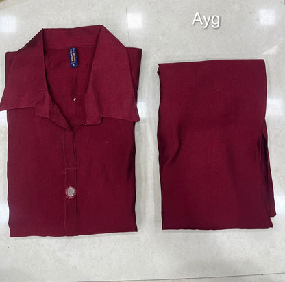 Collar Style 2403 Ayg Vetican Kurti Plazzo Set Wholesale Price