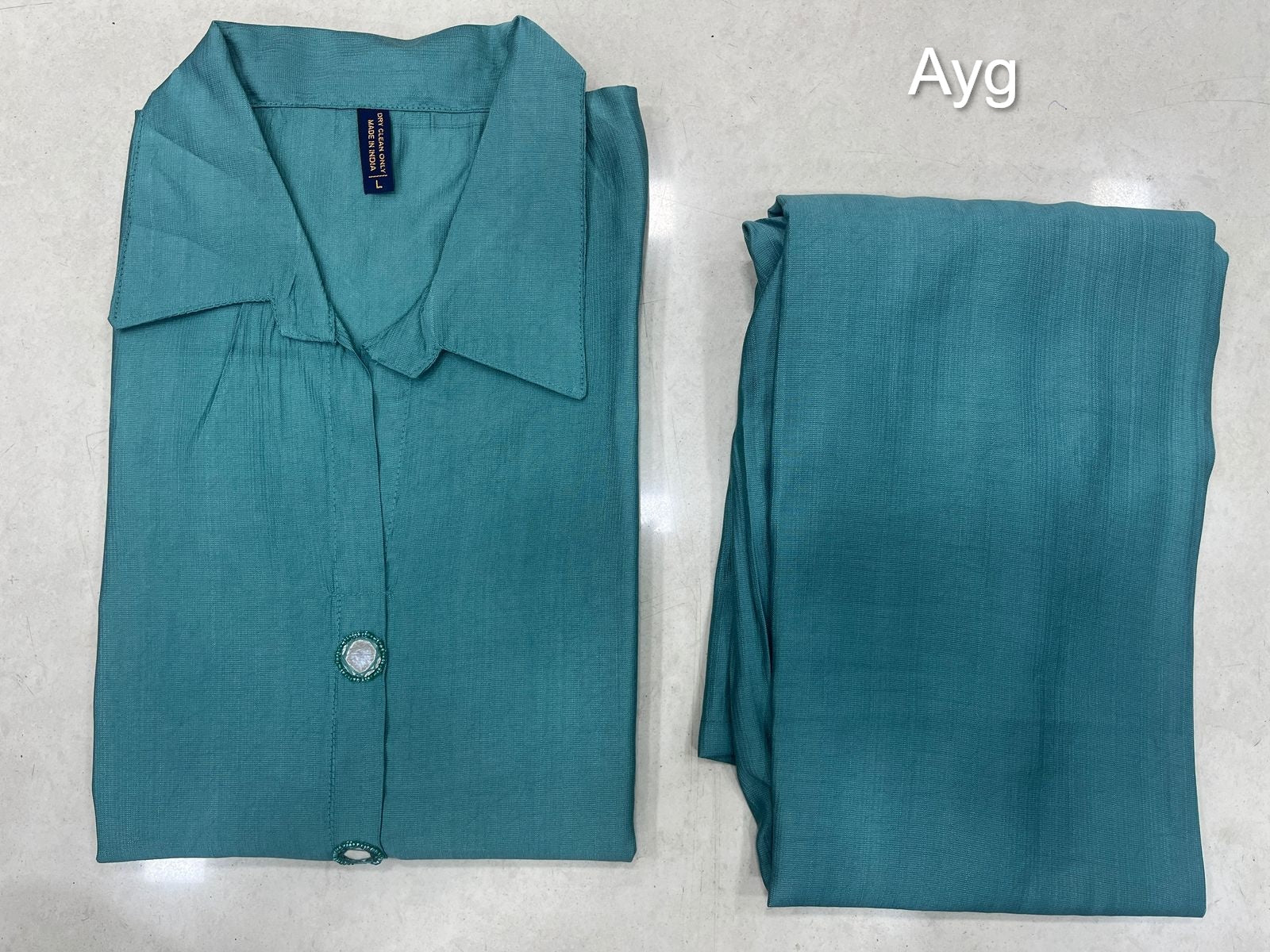Collar Style 2403 Ayg Vetican Kurti Plazzo Set Wholesale Price