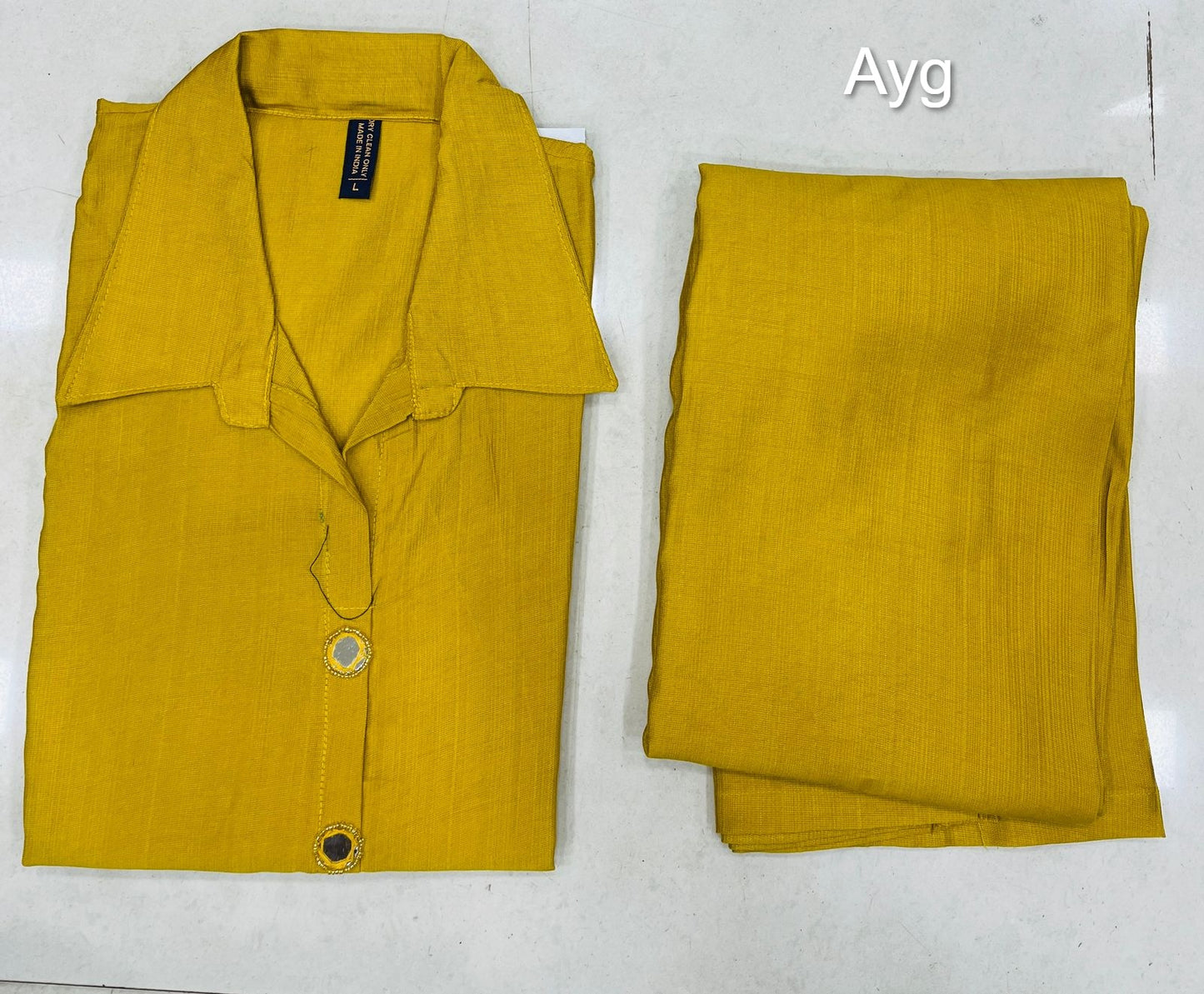 Collar Style 2403 Ayg Vetican Kurti Plazzo Set Wholesale Price