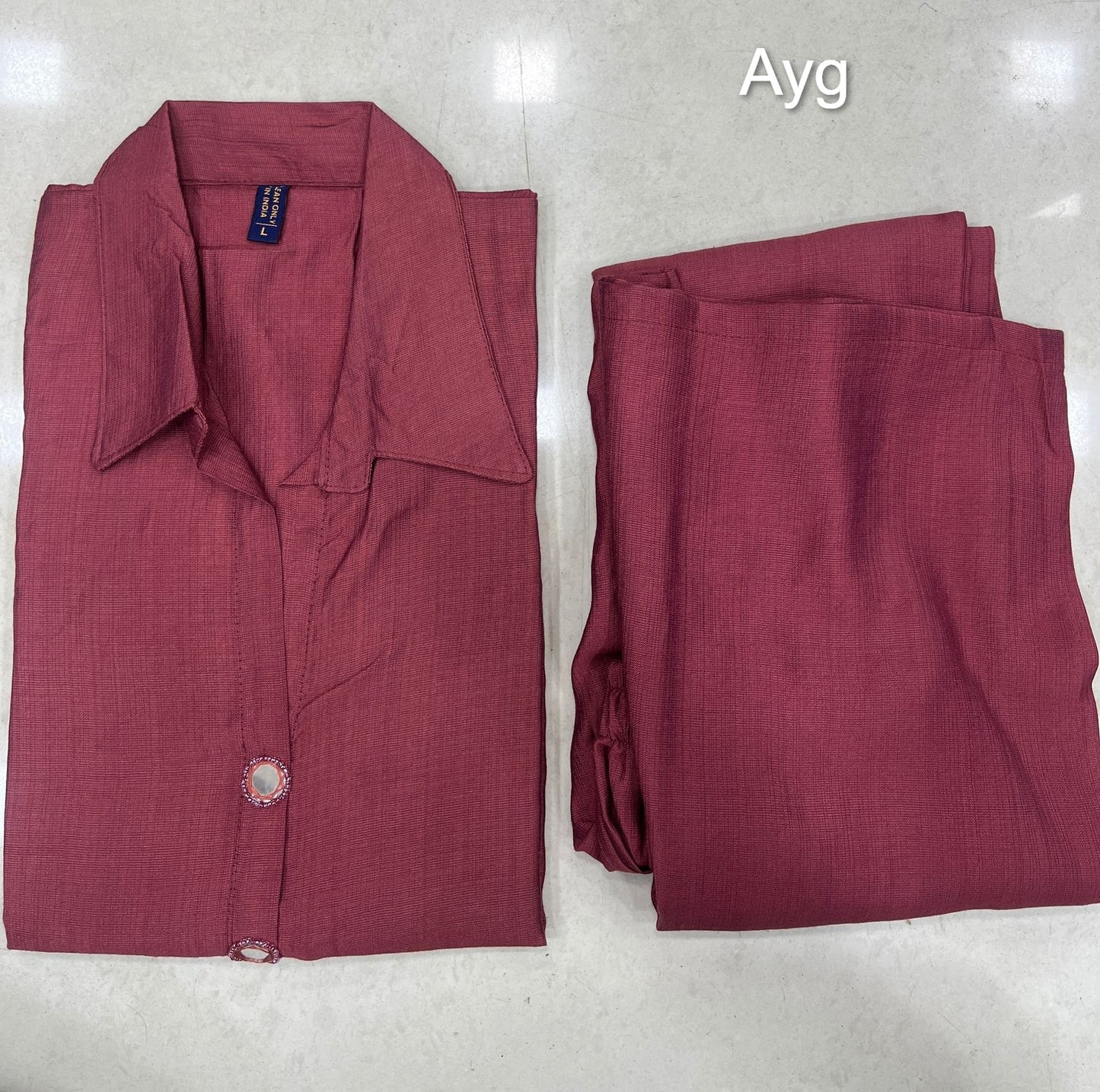Collar Style 2403 Ayg Vetican Kurti Plazzo Set Wholesale Price