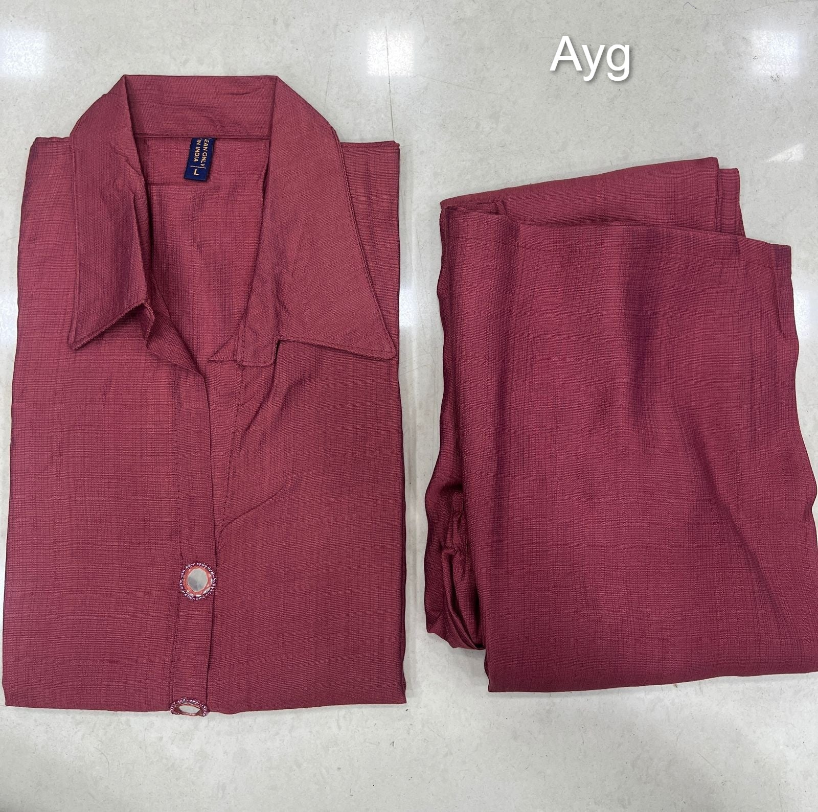 Collar Style 2403 Ayg Vetican Kurti Plazzo Set Wholesale Price