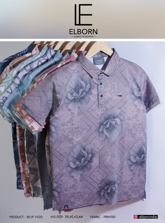 Collar Style Eb-If-1020 Elborn Imported Mens Tshirts Wholesaler