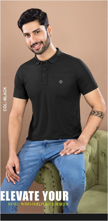Collar Style Lf 334 4 Four Squares Imported Mens Tshirts Wholesaler India