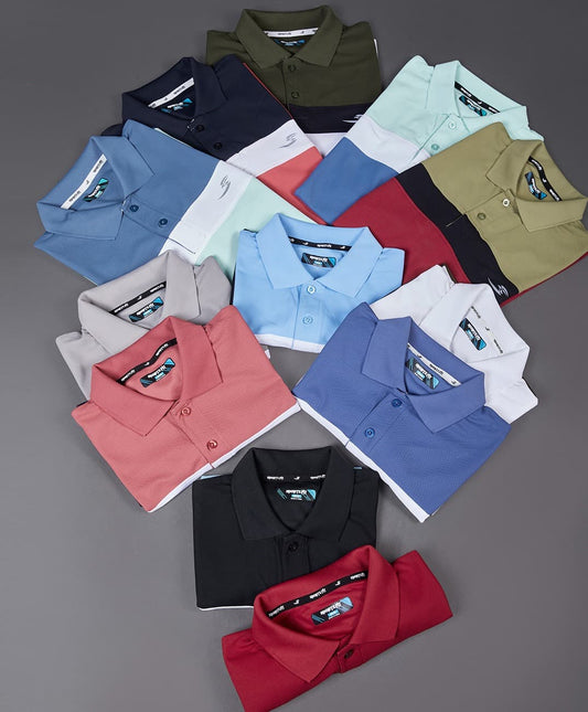 Collar Style Vol 5595 Sportz Fit Pk Mens Tshirts Wholesale Price