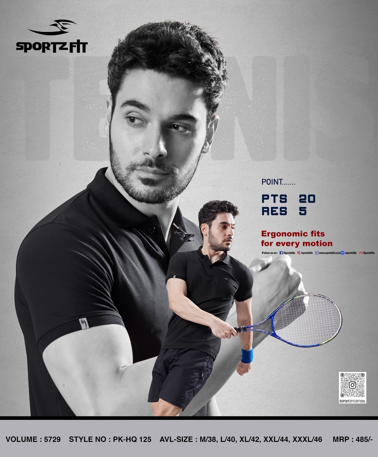 Collar Style Vol 5729 Sportz Fit Pk Mens Tshirts Manufacturer India