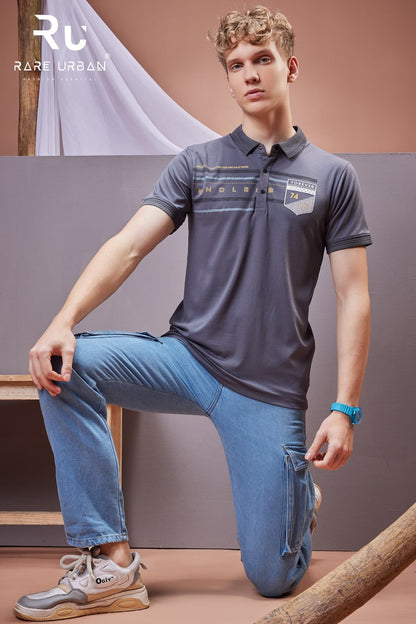 Collar Style Vol 5736 A Rare Urban Tencil Lycra Mens Tshirts Wholesaler Ahmedabad
