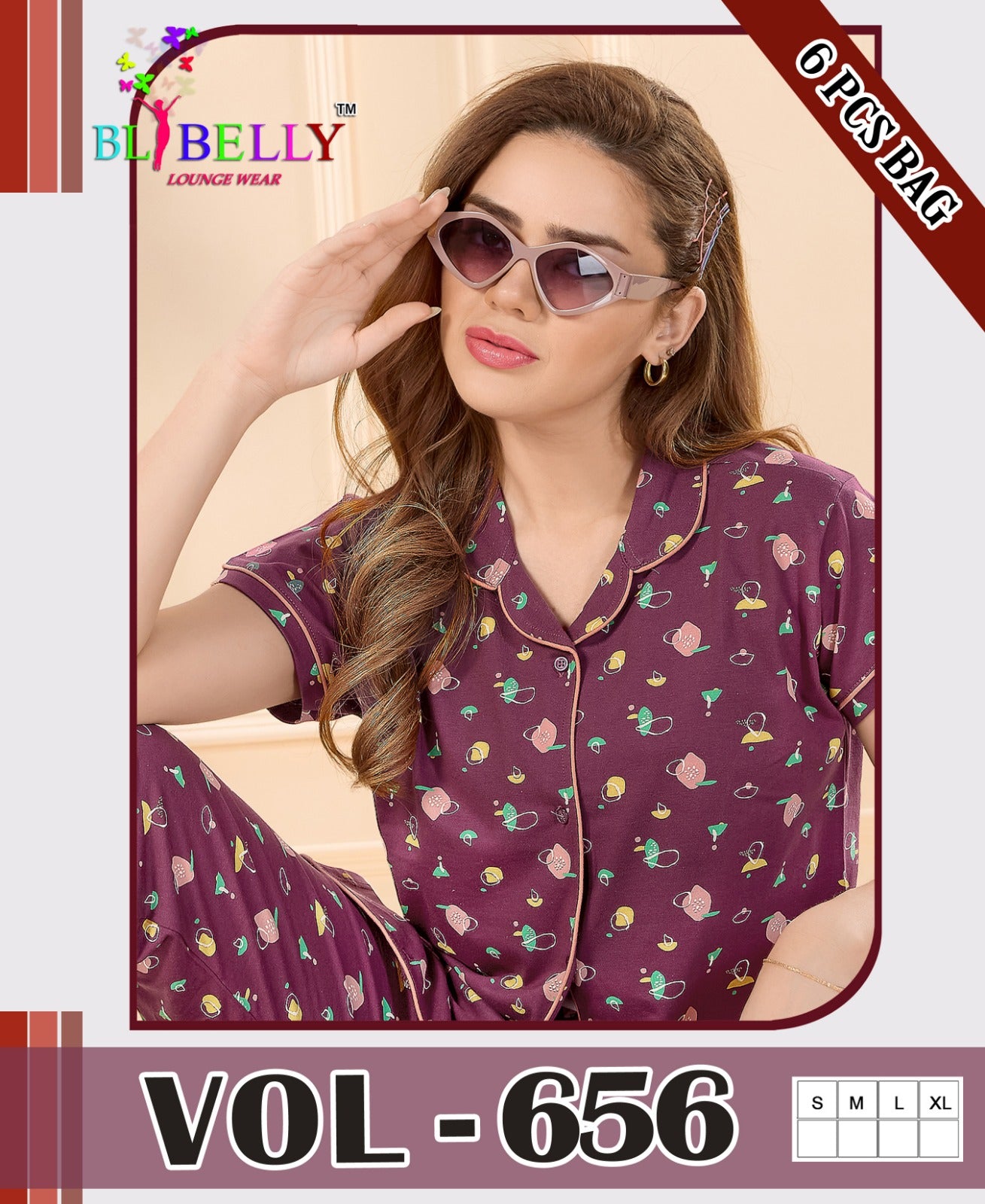Collar Vol 656 Belly Sinker Collar Night Suits Manufacturer Ahmedabad