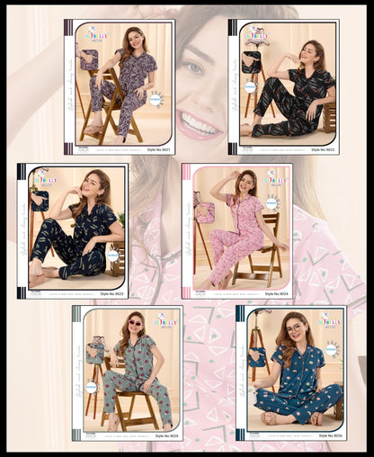 Collar Vol 657 Belly Sinker Collar Night Suits Supplier Ahmedabad