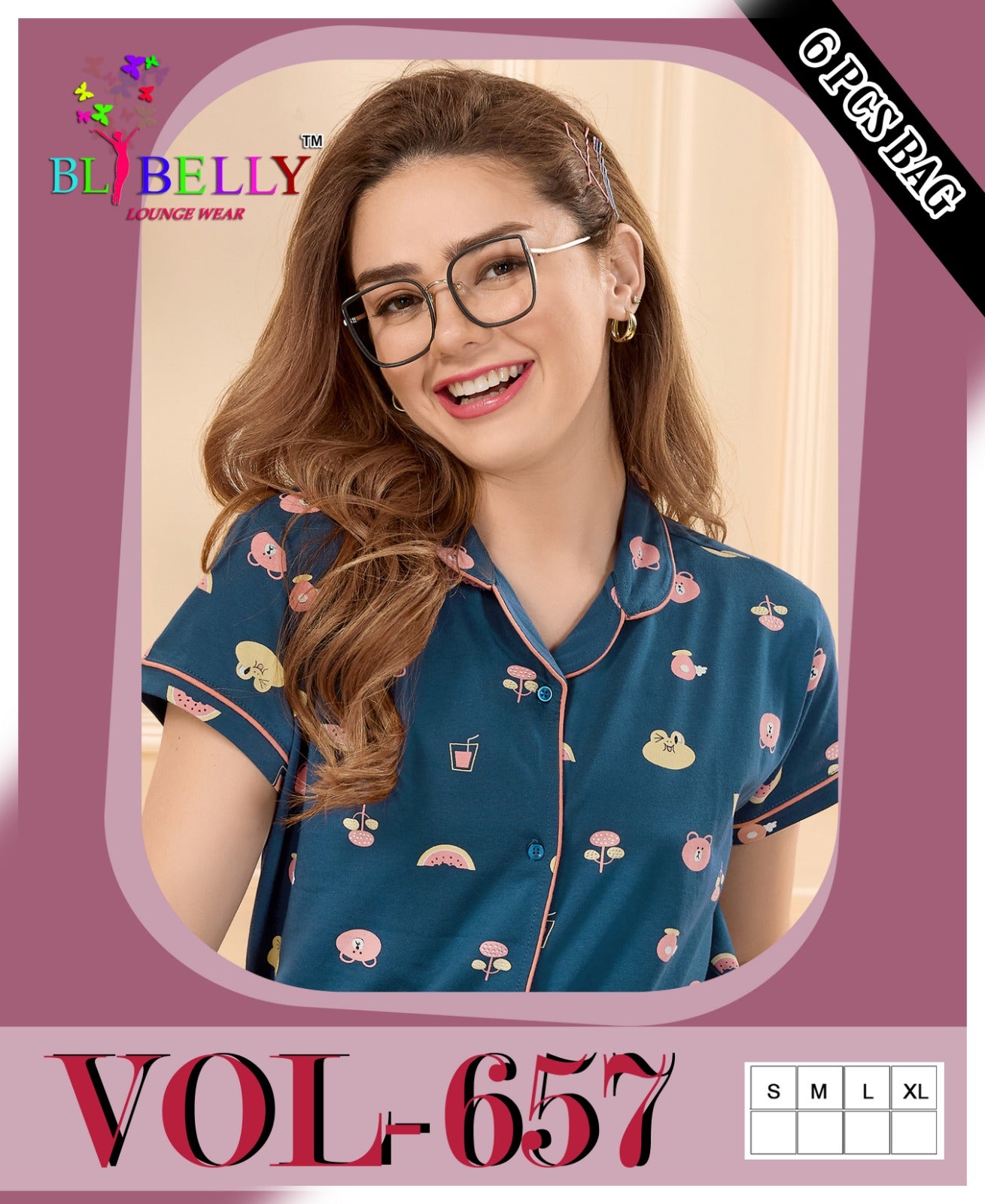 Collar Vol 657 Belly Sinker Collar Night Suits Supplier Ahmedabad