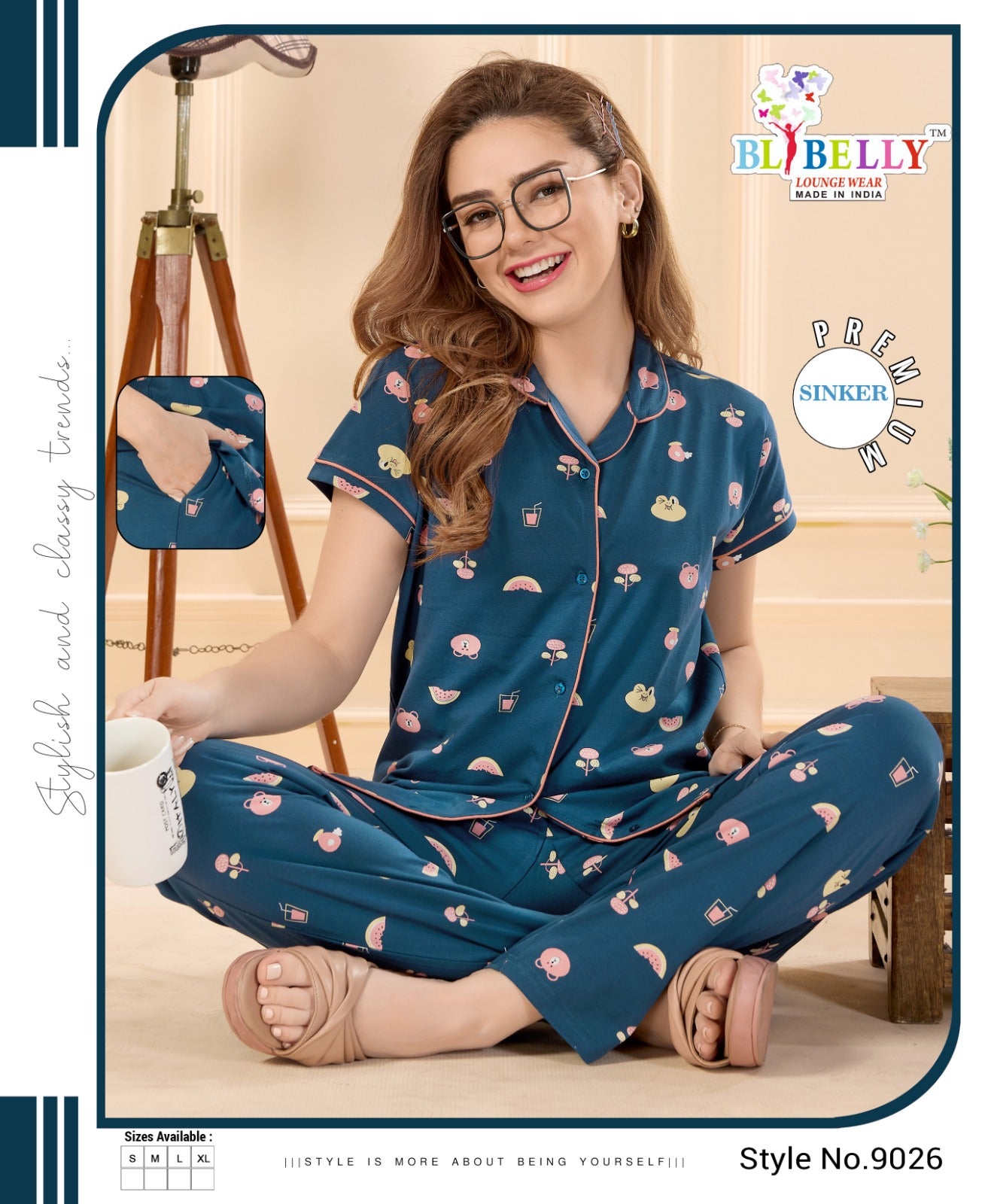 Collar Vol 657 Belly Sinker Collar Night Suits Supplier Ahmedabad