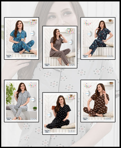 Collar Vol 659 Belly Sinker Collar Night Suits Wholesale Price