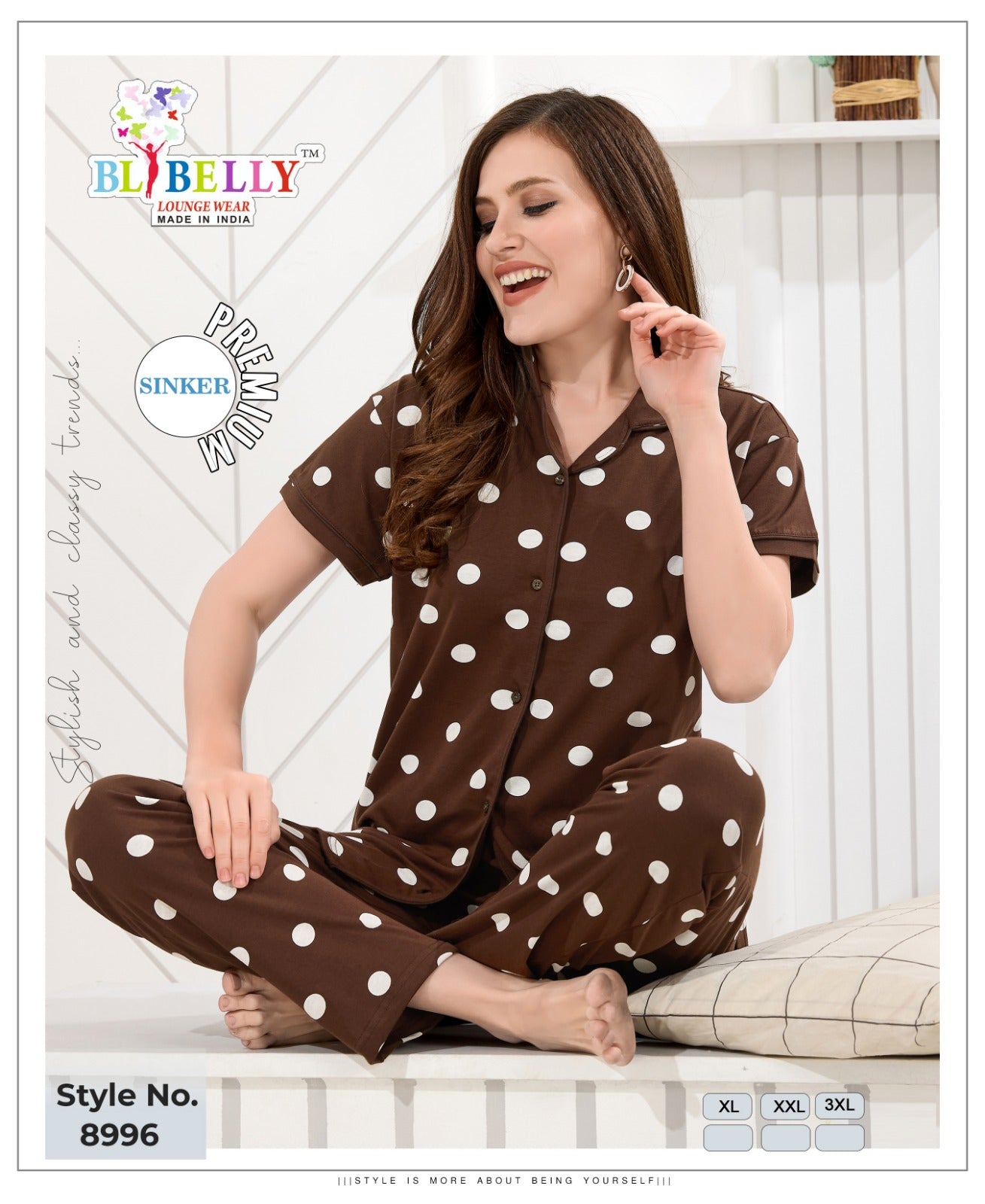 Collar Vol 659 Belly Sinker Collar Night Suits Wholesale Price