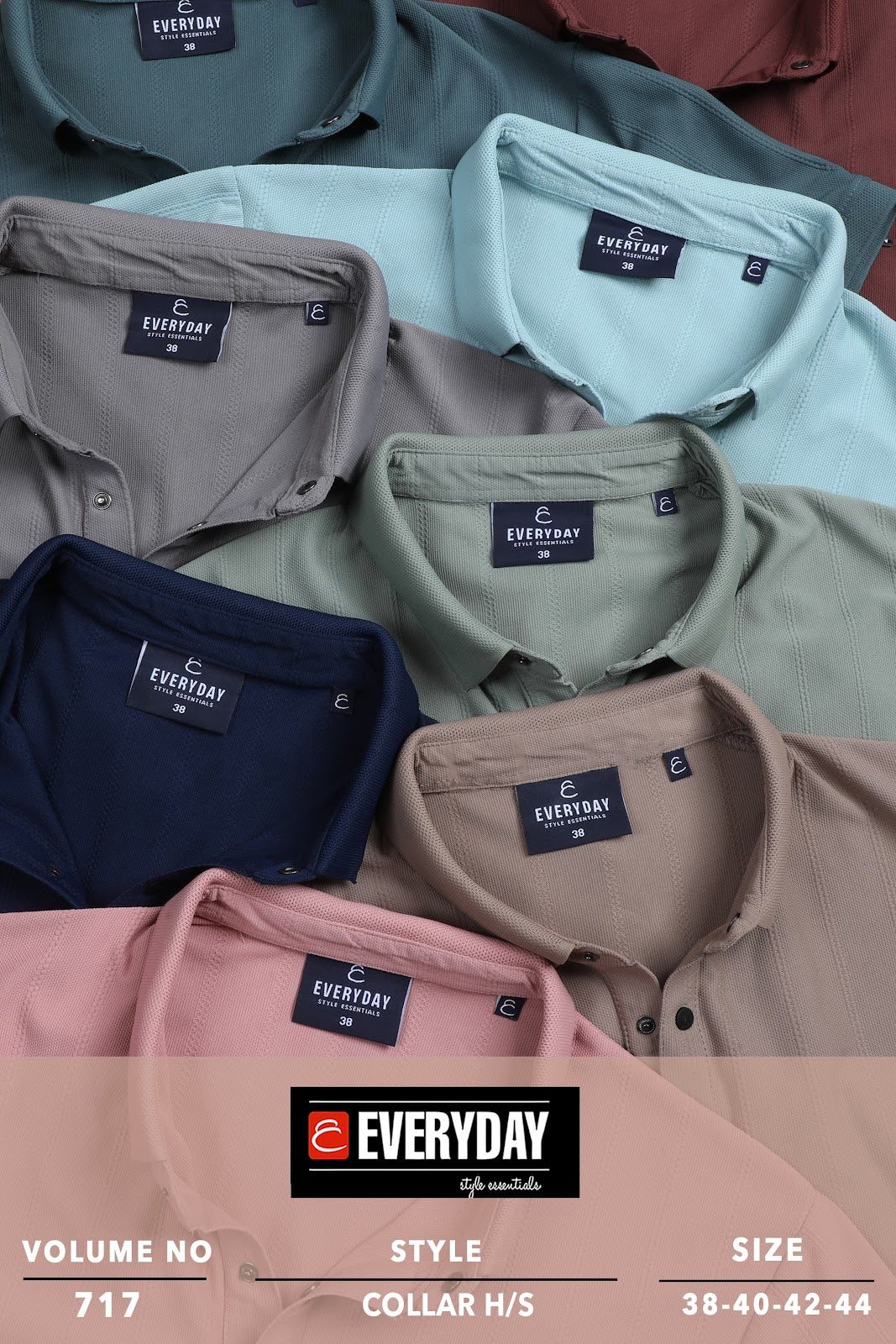 Collar Vol 717 Everyday Knitted Mens Tshirts Manufacturer Ahmedabad