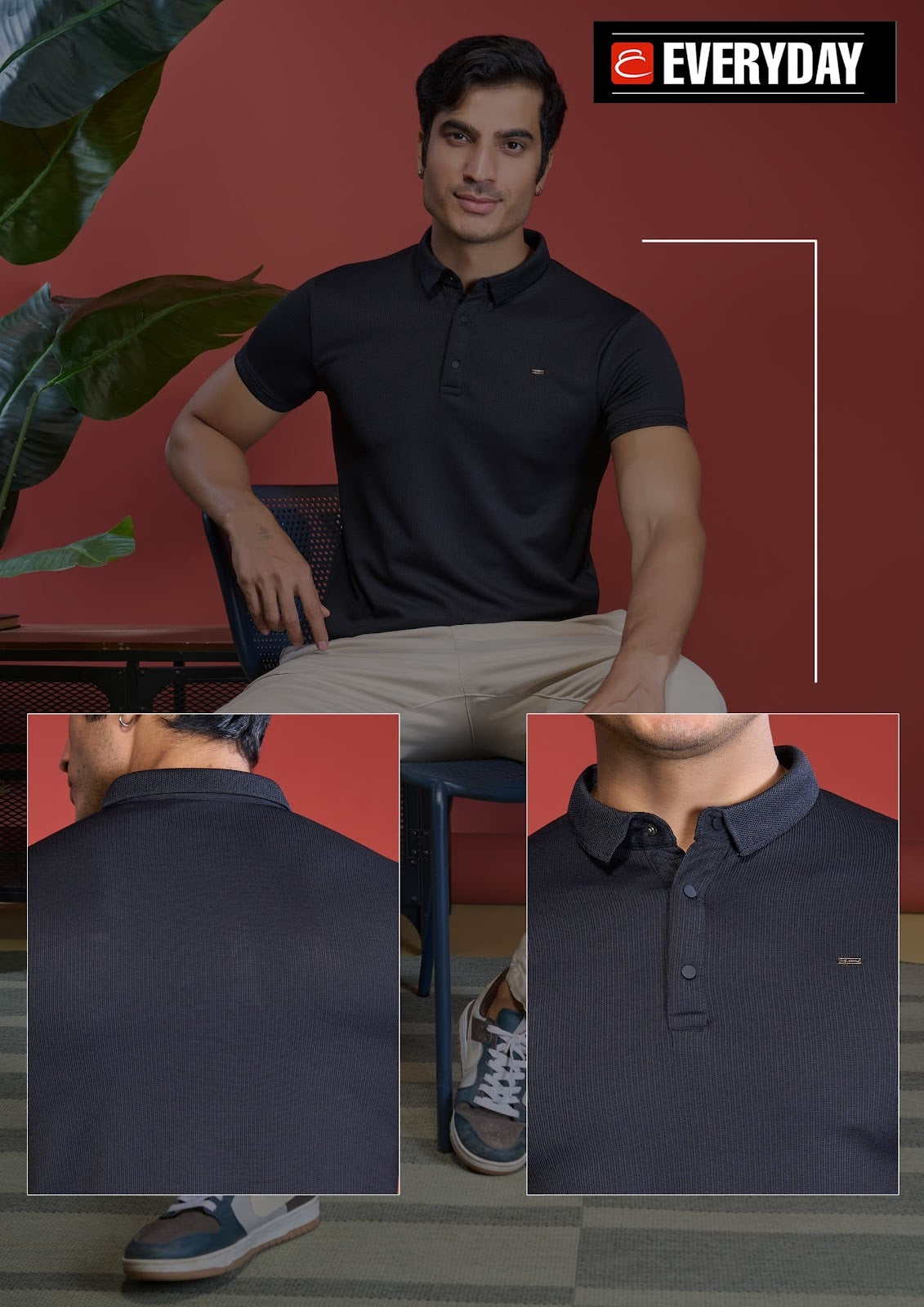 Collar Vol 725 Everyday Cord Line Mens Tshirts Wholesale Rate