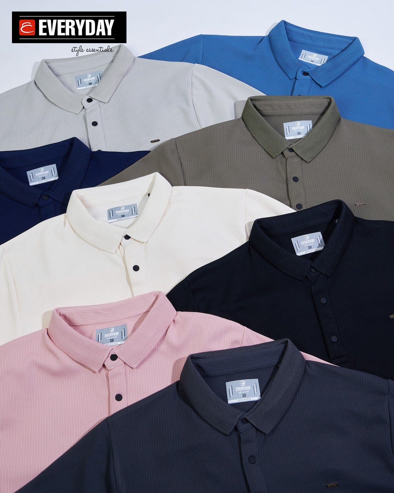 Collar Vol 725 Everyday Cord Line Mens Tshirts Wholesale Rate