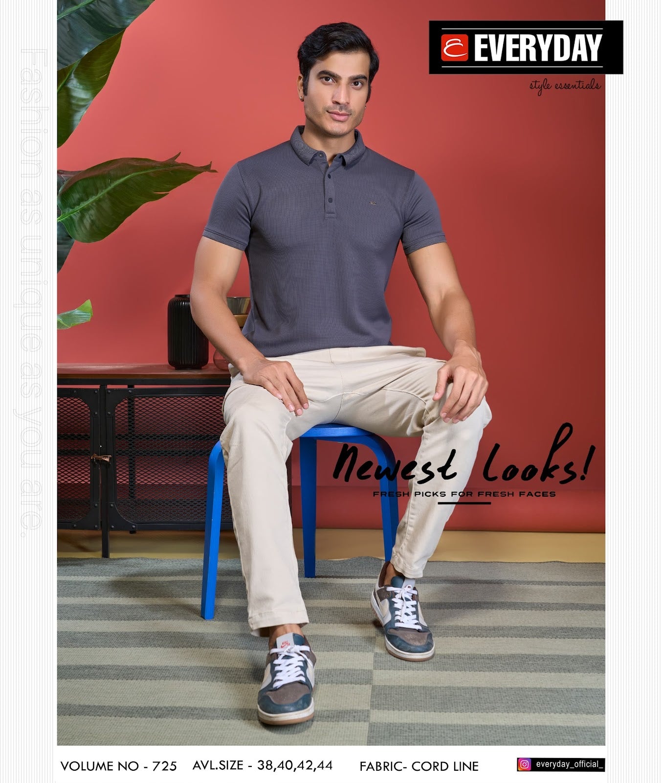 Collar Vol 725 Everyday Cord Line Mens Tshirts Wholesale Rate