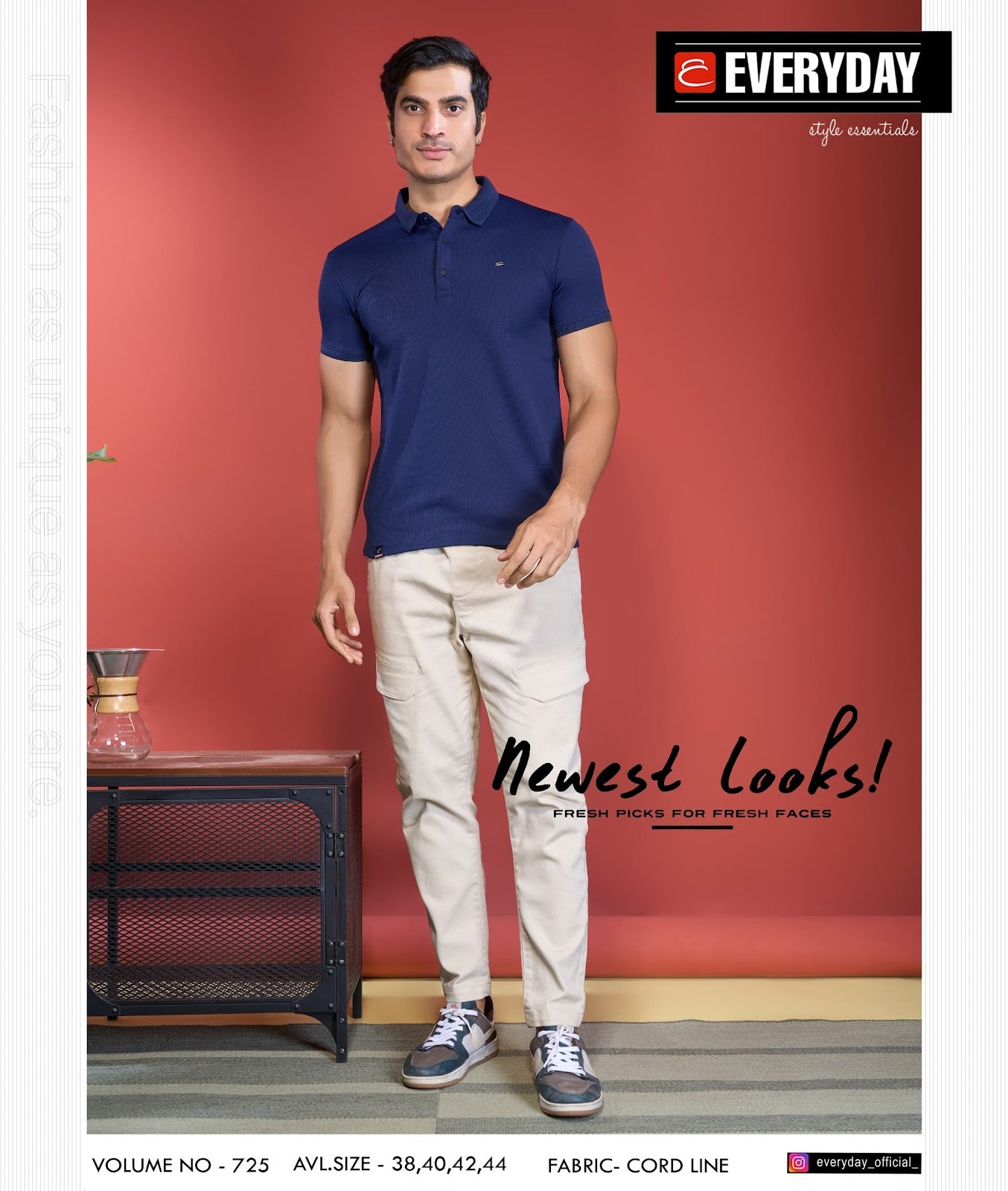 Collar Vol 725 Everyday Cord Line Mens Tshirts Wholesale Rate