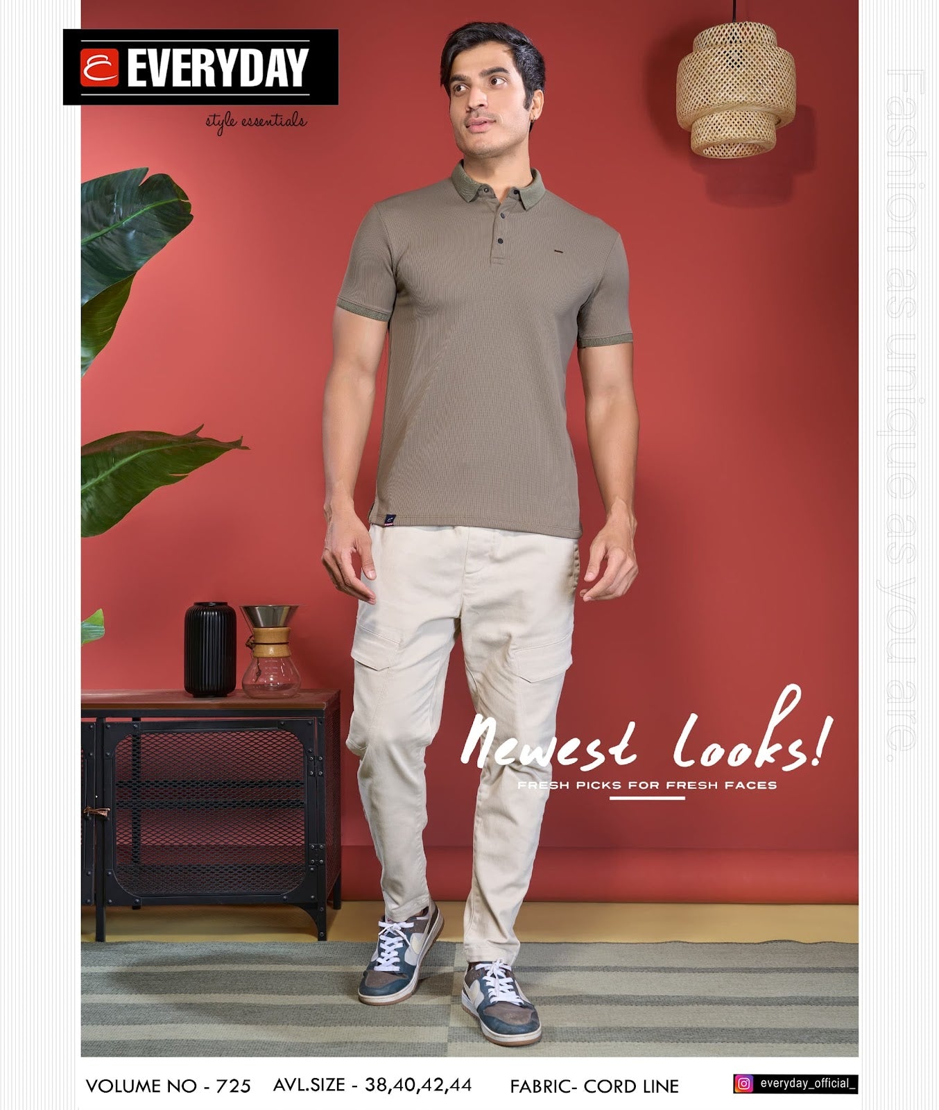 Collar Vol 725 Everyday Cord Line Mens Tshirts Wholesale Rate
