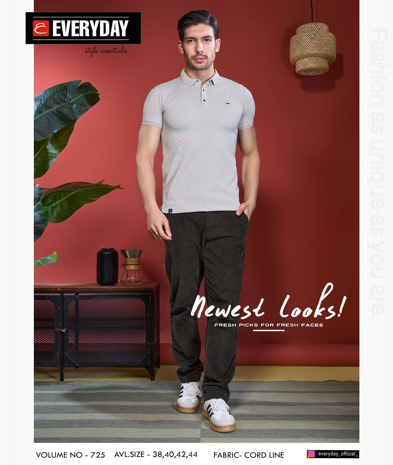 Collar Vol 725 Everyday Cord Line Mens Tshirts Wholesale Rate