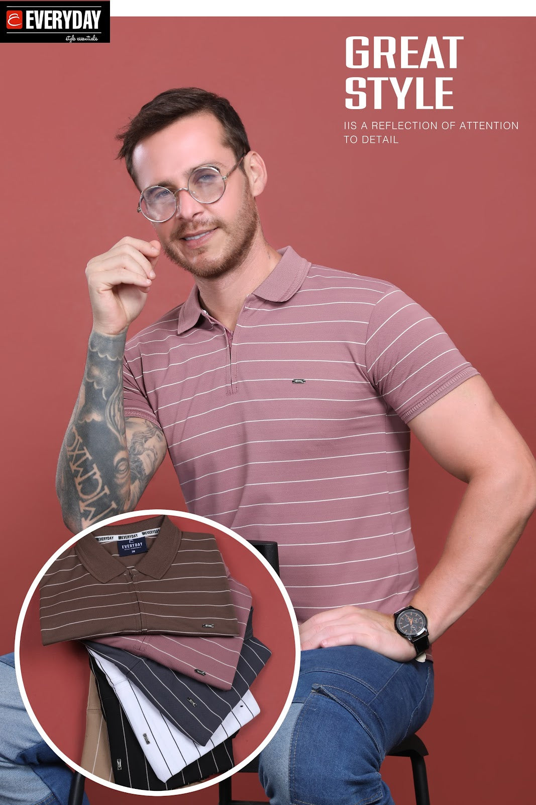 Collar Vol 785 Everyday Dry Fit Mens Tshirts Manufacturer