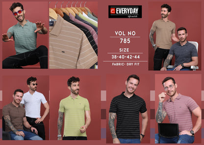 Collar Vol 785 Everyday Dry Fit Mens Tshirts Manufacturer