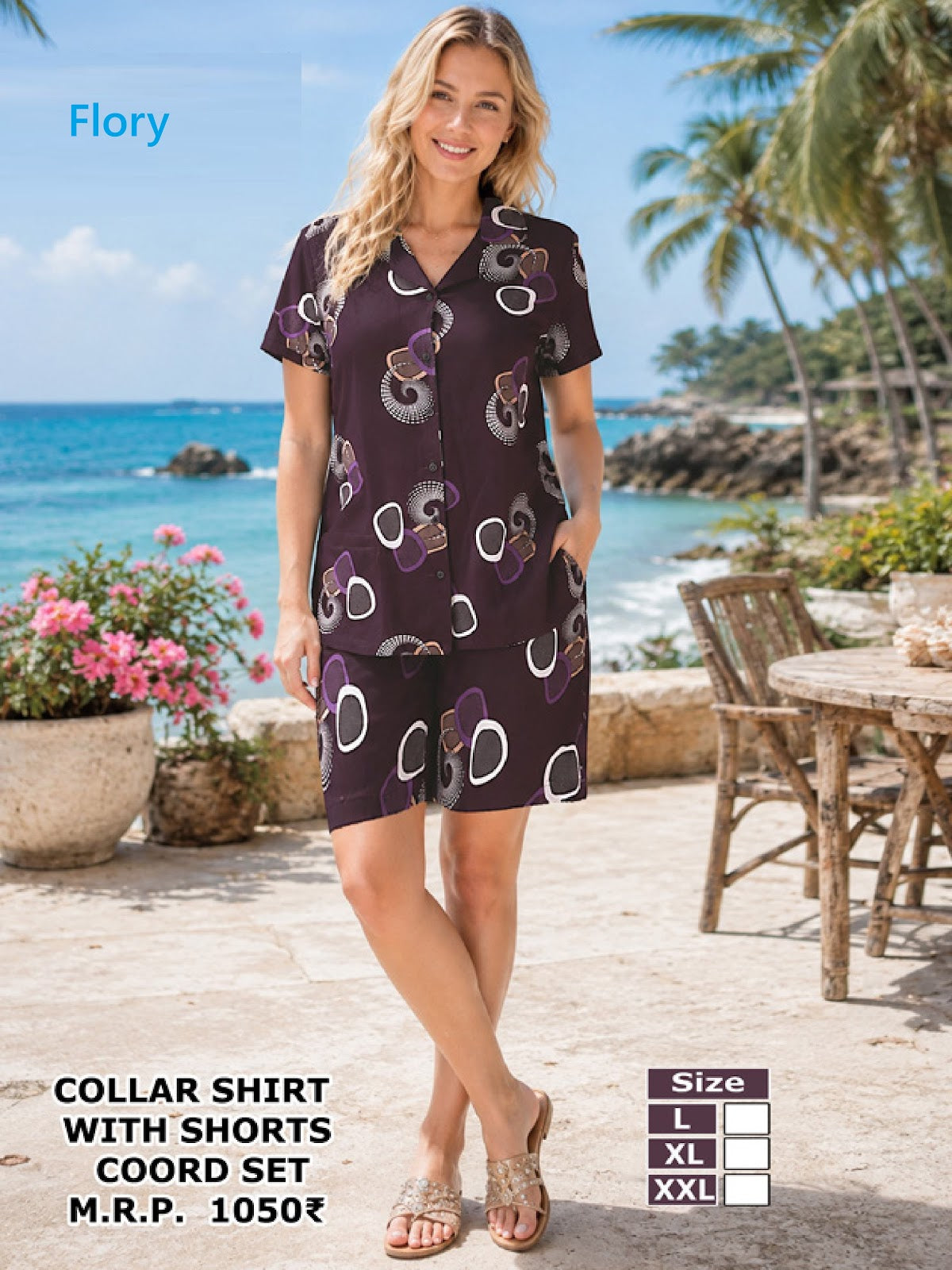 Collar Shirt 2008 Flory Shorts Night Suits Exporter Gujarat