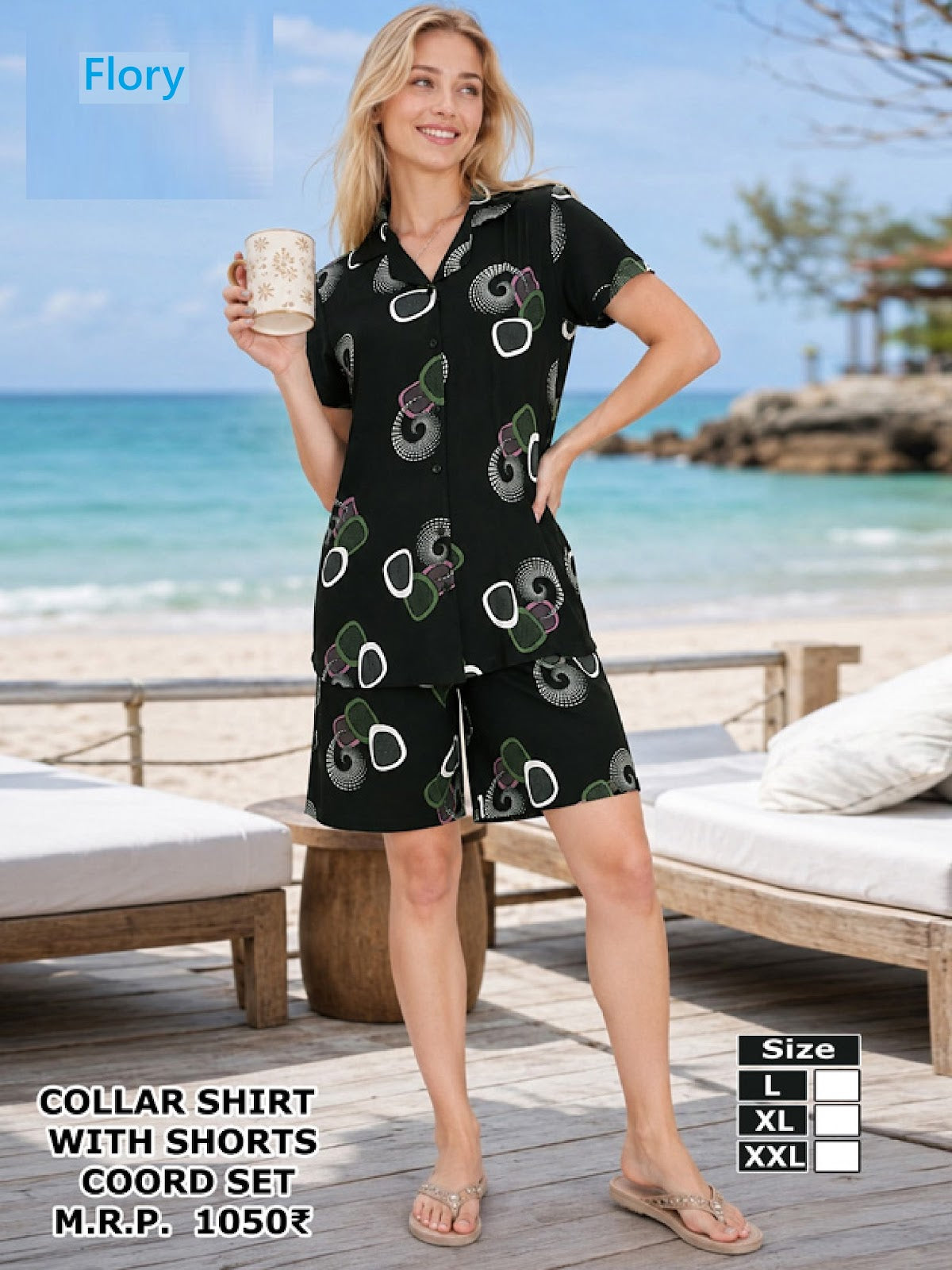 Collar Shirt 2008 Flory Shorts Night Suits Exporter Gujarat