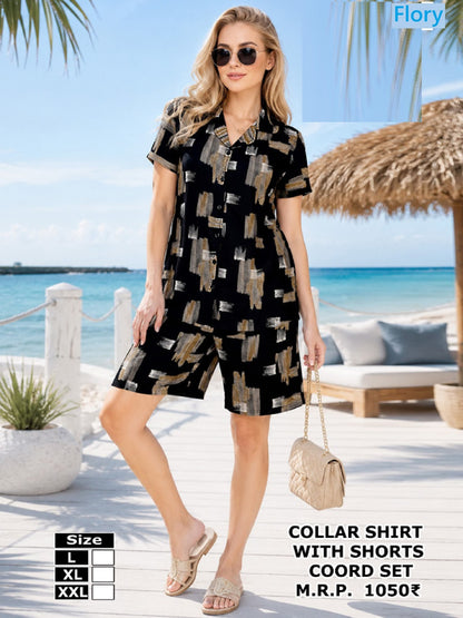 Collar Shirt 2008 Flory Shorts Night Suits Exporter Gujarat