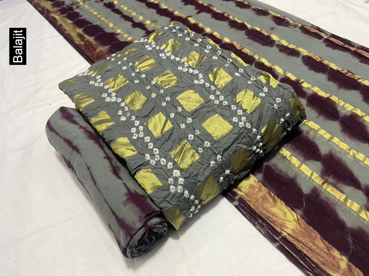 Colour Biscuit Balajit Jacquard Cotton Salwar Suits Supplier Ahmedabad