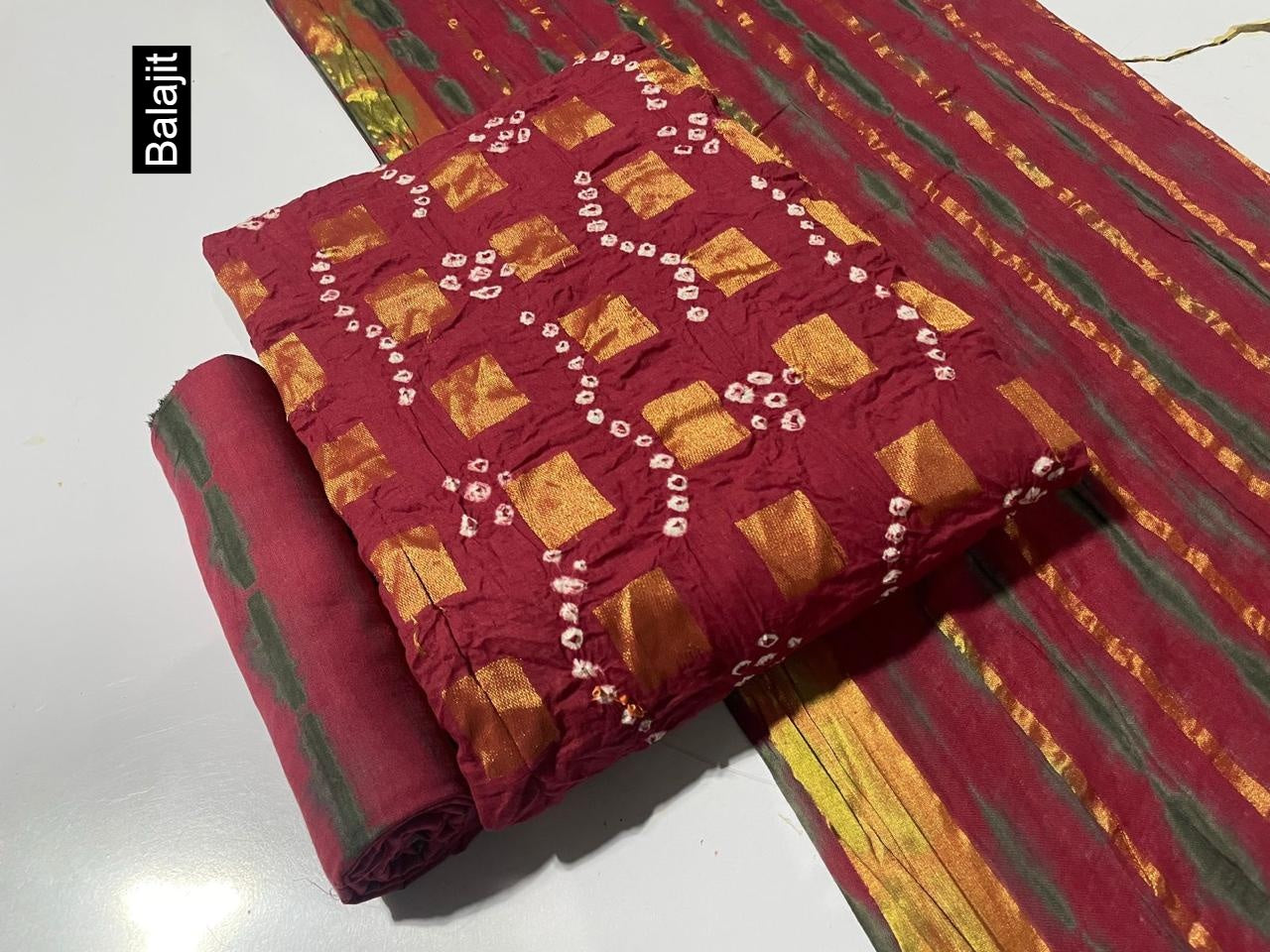Colour Biscuit Balajit Jacquard Cotton Salwar Suits Supplier Ahmedabad