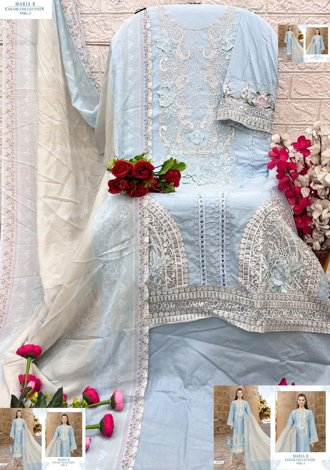 Colour Collection Vol 1 Shree Fabs Pure Cotton Pakistani Salwar Suits Exporter India