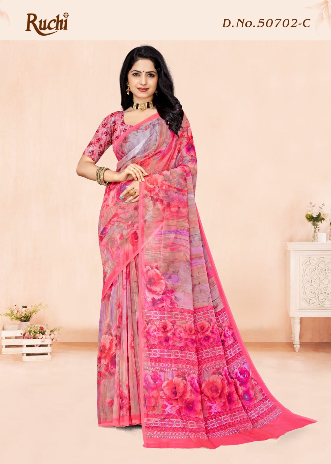 Colour Georgette Vol 2 Ruchi Sarees Exporter Ahmedabad