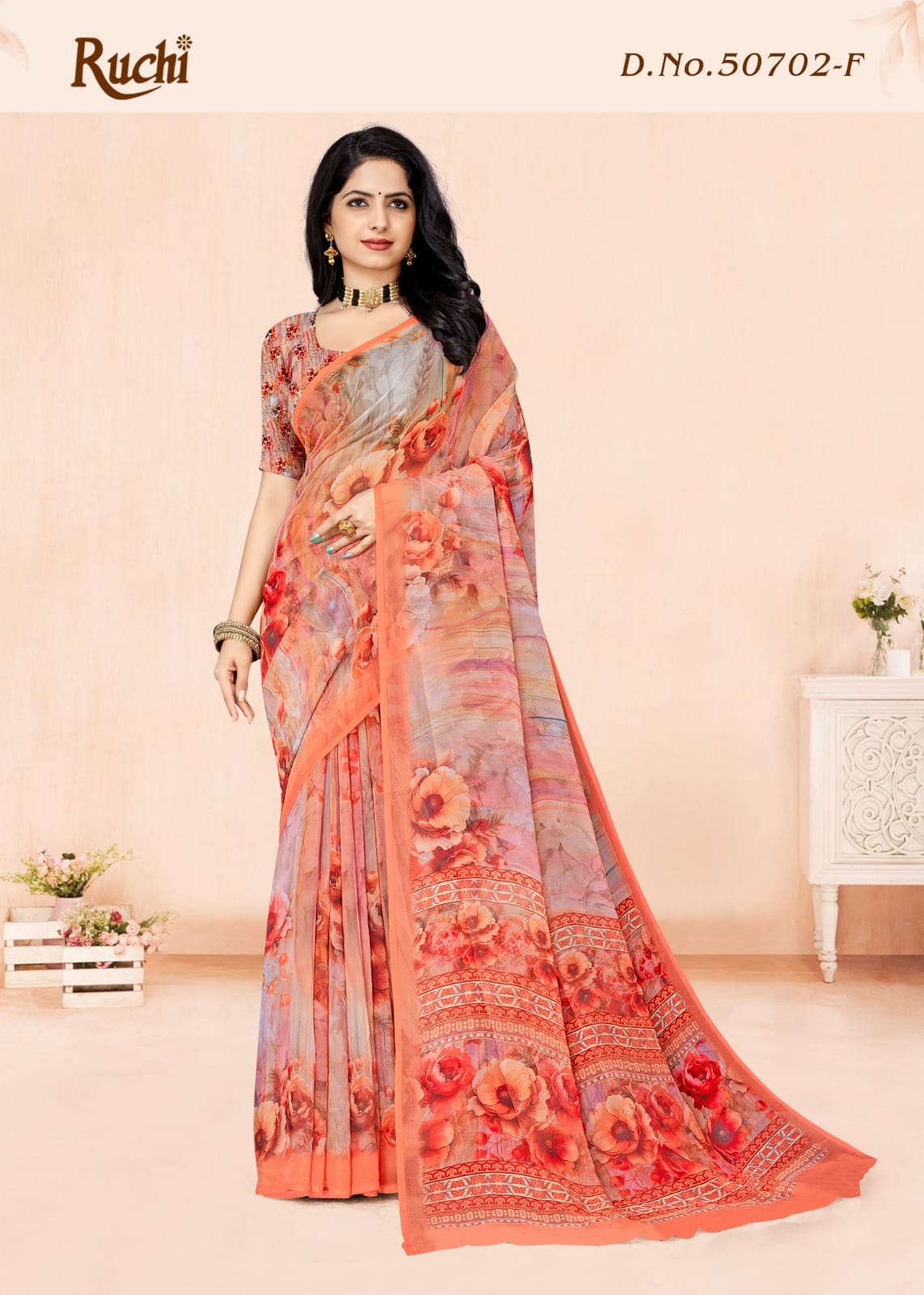Colour Georgette Vol 2 Ruchi Sarees Exporter Ahmedabad