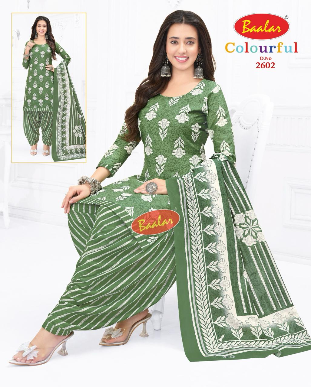 Colourful Vol 26 Baalar Cotton Dress Material Manufacturer Ahmedabad