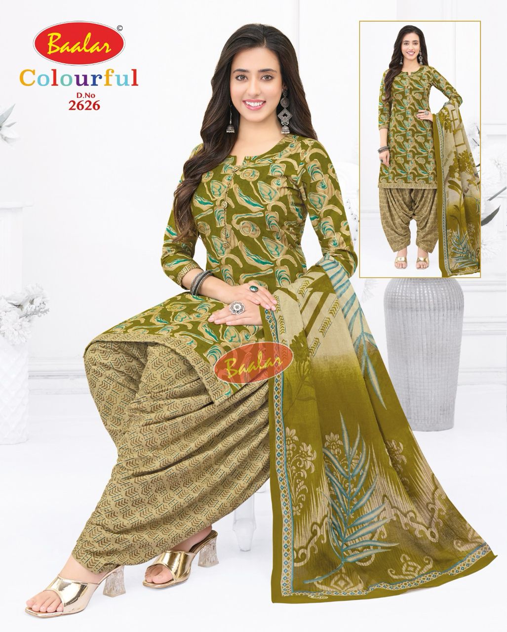Colourful Vol 26 Baalar Cotton Dress Material Manufacturer Ahmedabad