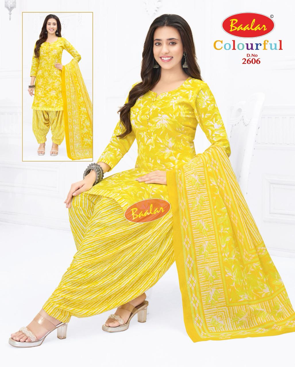 Colourful Vol 26 Baalar Cotton Dress Material Manufacturer Ahmedabad