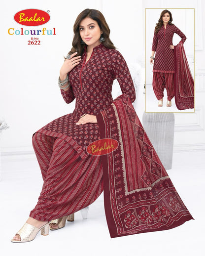 Colourful Vol 26 Baalar Cotton Dress Material Manufacturer Ahmedabad