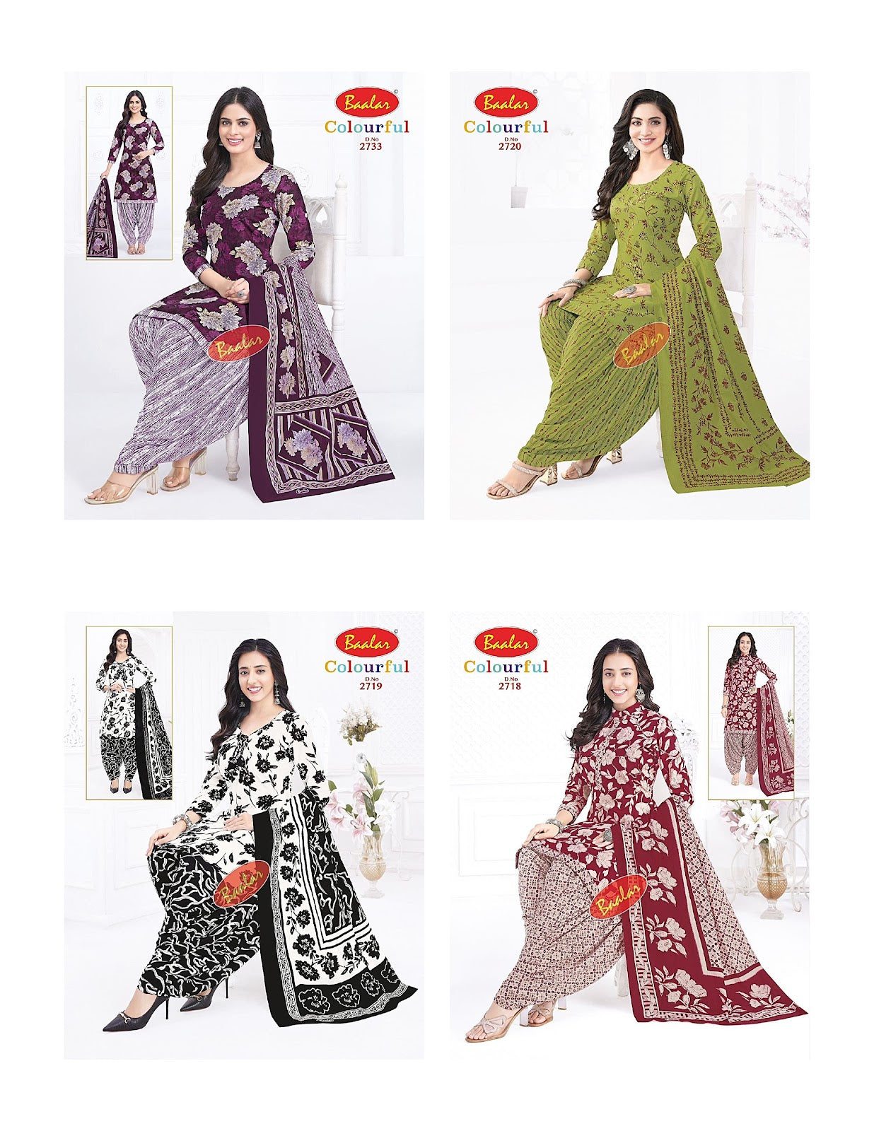 Colourful Vol 27 Baalar Cotton Dress Material Wholesale Price