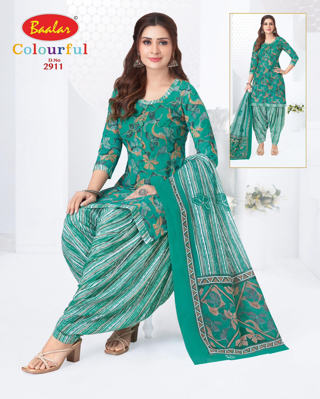 Colourful Vol 29 Baalar Cotton Dress Material Exporter Gujarat