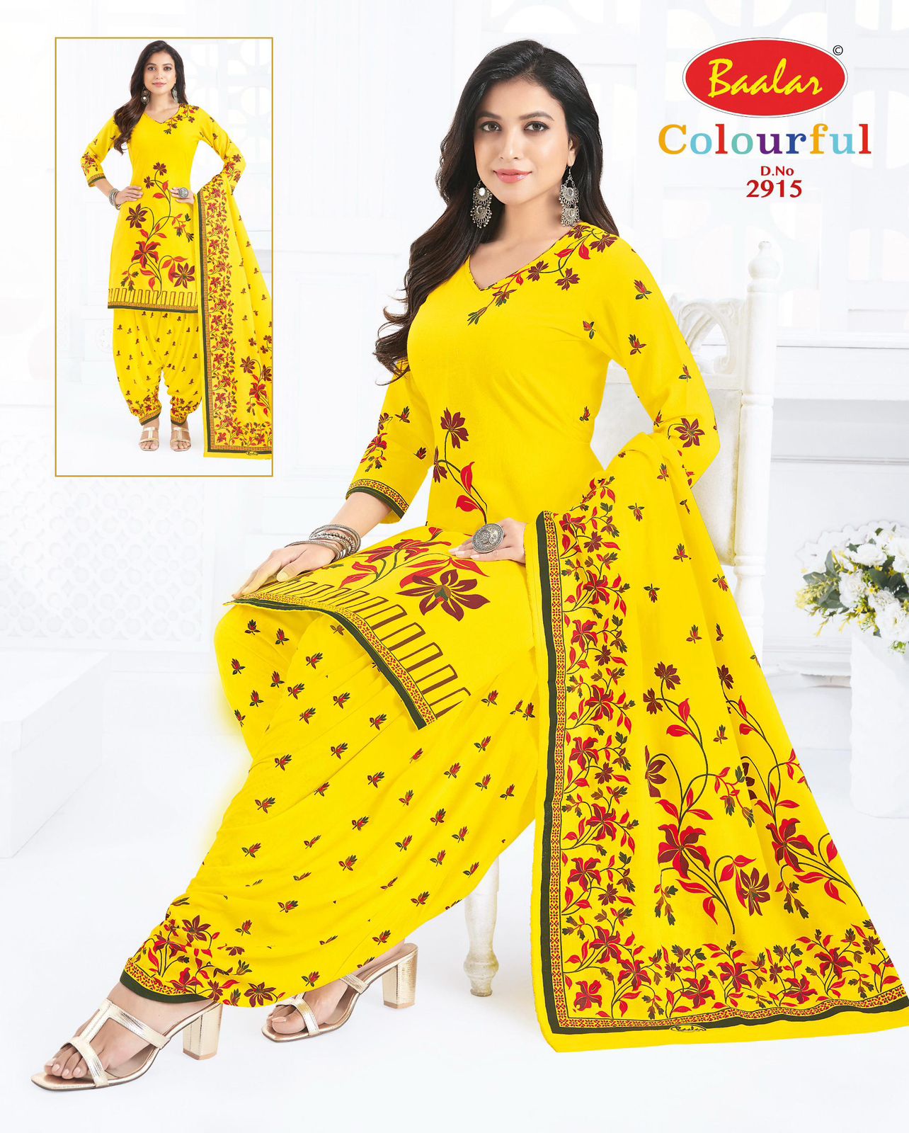 Colourful Vol 29 Baalar Cotton Dress Material Exporter Gujarat