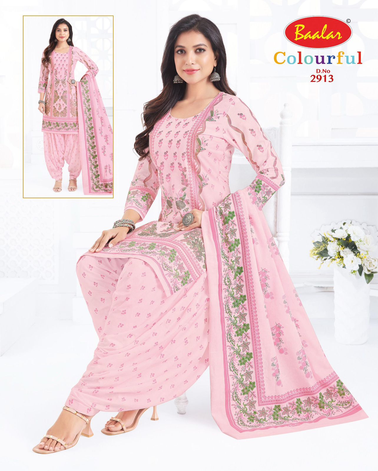 Colourful Vol 29 Baalar Cotton Dress Material Exporter Gujarat