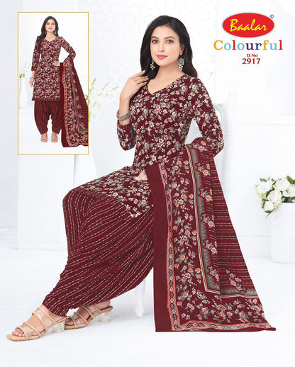 Colourful Vol 29 Baalar Cotton Dress Material Exporter Gujarat