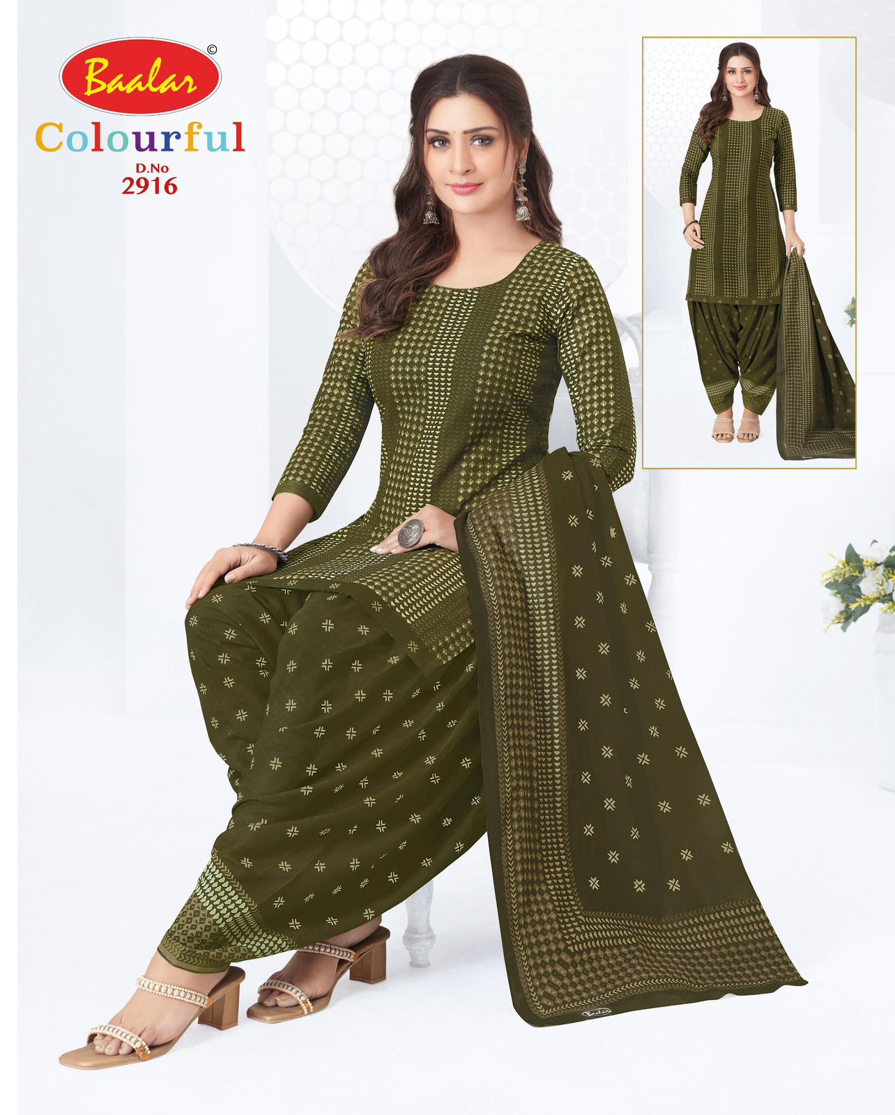 Colourful Vol 29 Baalar Cotton Dress Material Exporter Gujarat