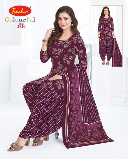 Colourful Vol 29 Baalar Cotton Dress Material Exporter Gujarat