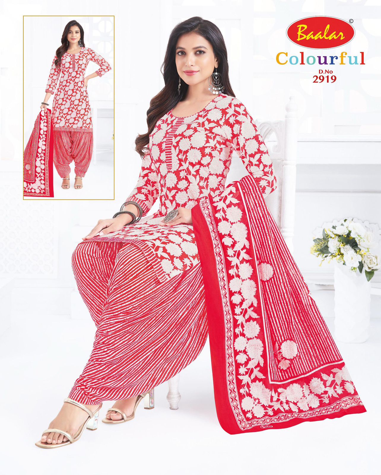 Colourful Vol 29 Baalar Cotton Dress Material Exporter Gujarat