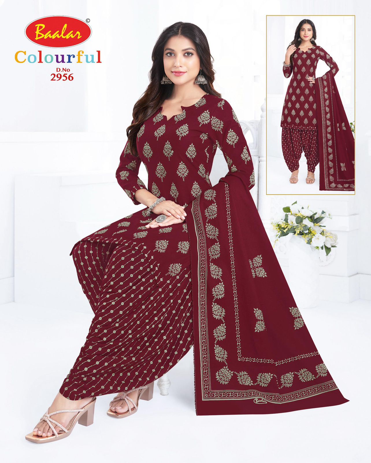 Colourful Vol 29 Baalar Cotton Dress Material Exporter Gujarat