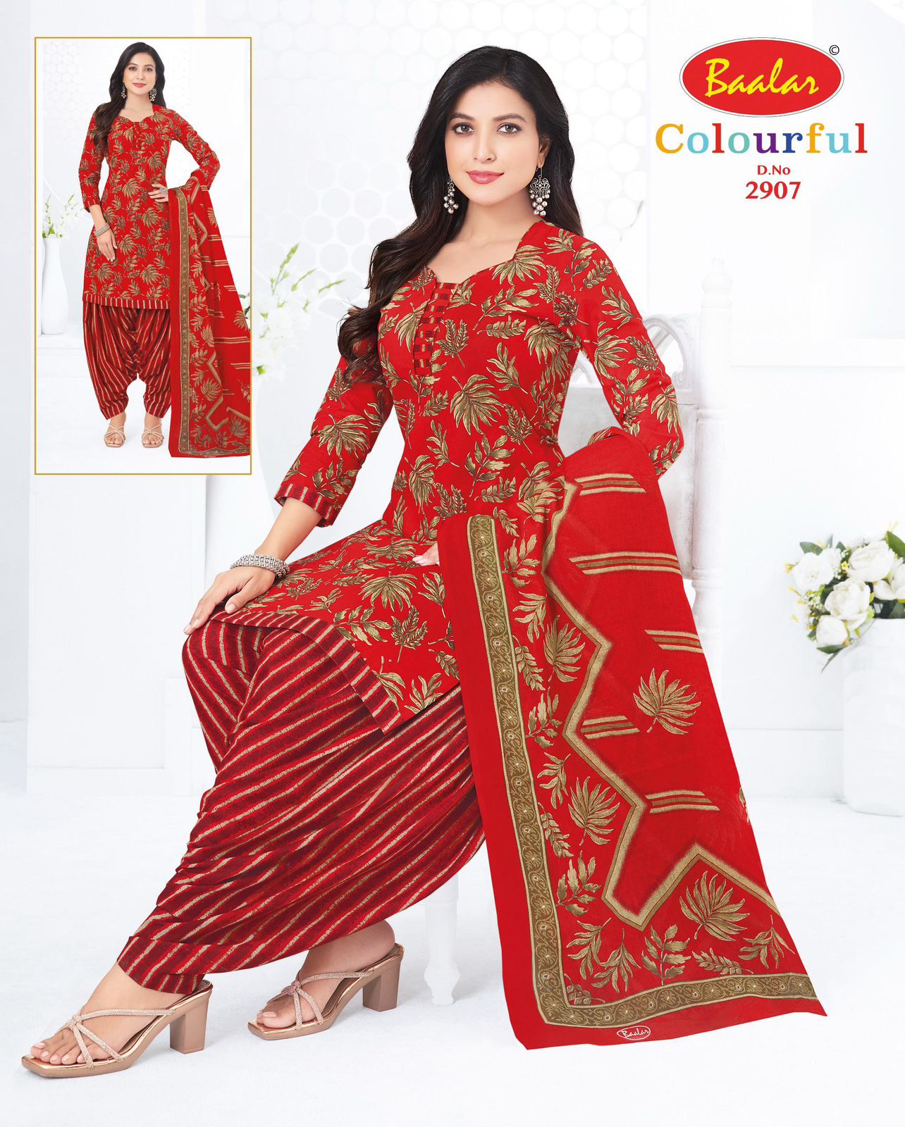Colourful Vol 29 Baalar Cotton Dress Material Exporter Gujarat