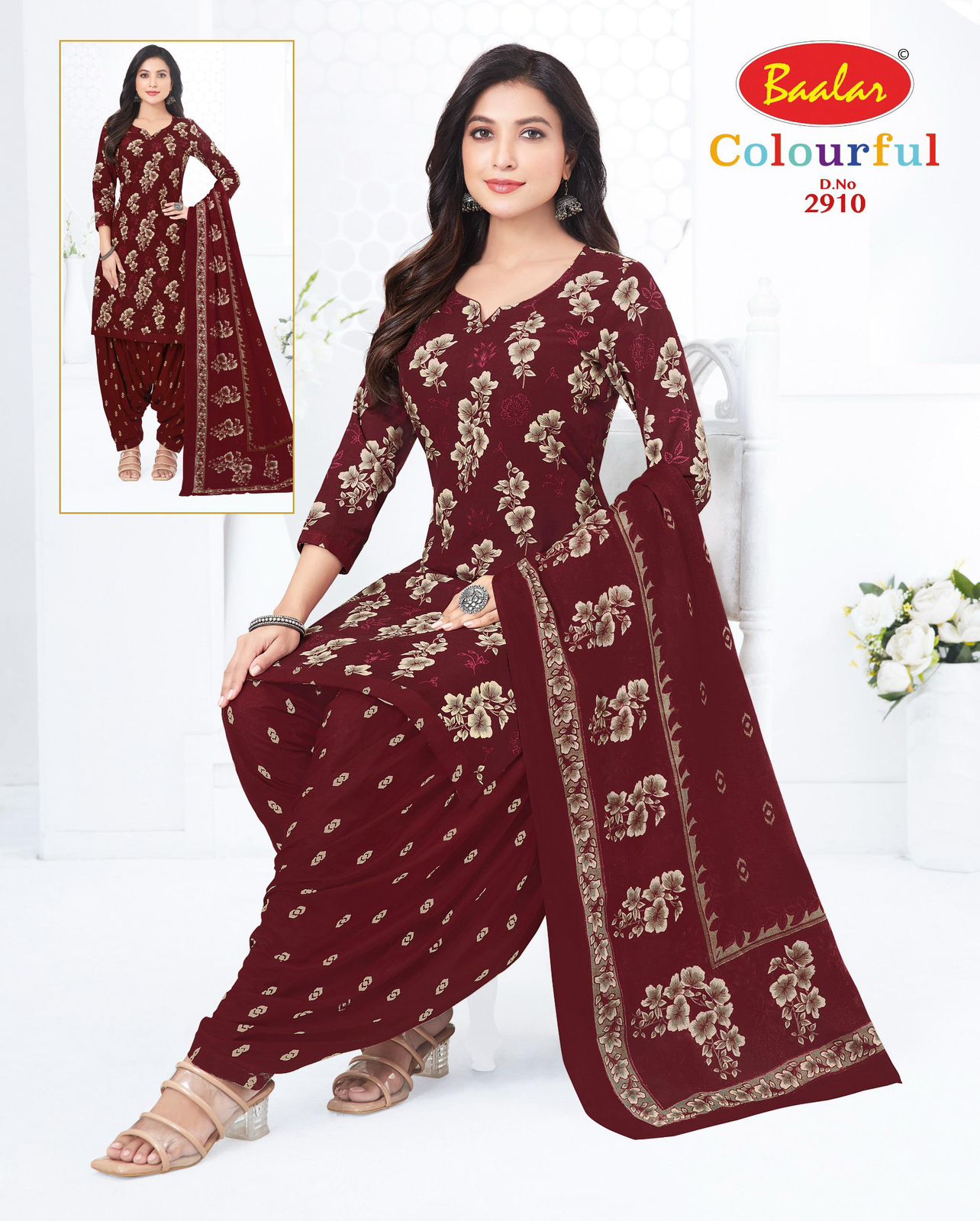 Colourful Vol 29 Baalar Cotton Dress Material Exporter Gujarat